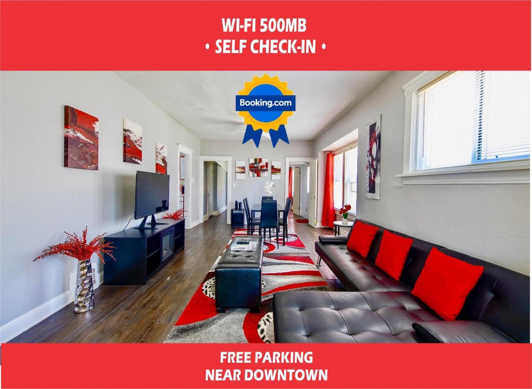 The Rubi Lounge - Spacious Brooklyn Centre Modern Escape Near Downtown With Parking, 300Mb Wifi & Self Check-In Cleveland Extérieur photo
