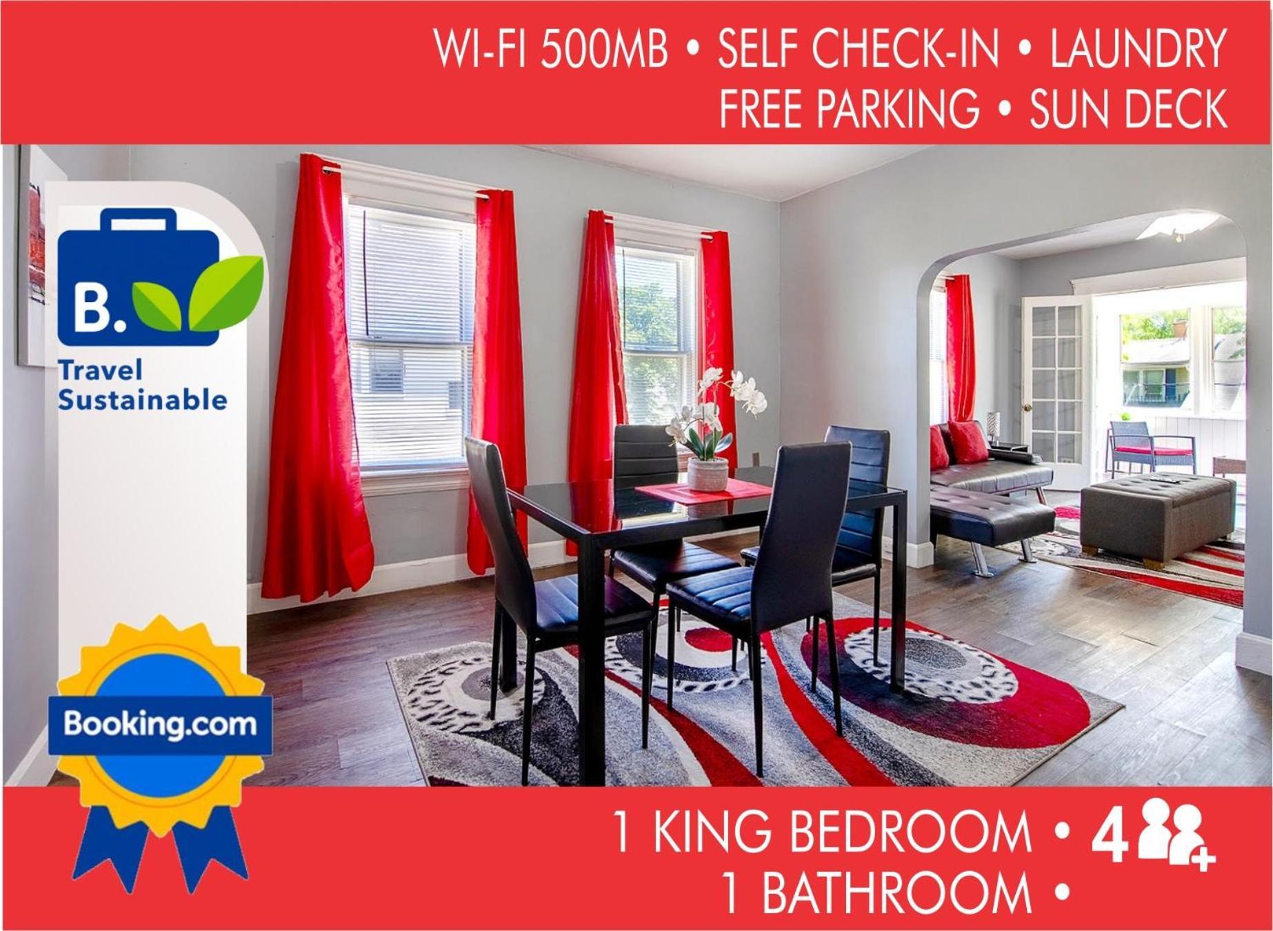 The Rubi Lounge - Spacious Brooklyn Centre Modern Escape Near Downtown With Parking, 300Mb Wifi & Self Check-In Cleveland Extérieur photo